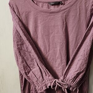 Hannah Women's Mauve Long Sleeve Top